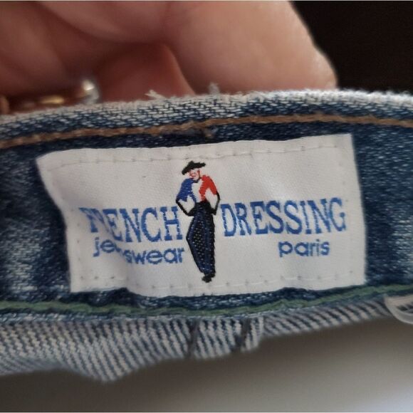 VINTAGE 90s mom jeans‎ high rise tapered leg blue 10 - Picture 5 of 8